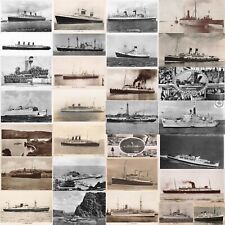 Usado, Lote de 29 cartões postais com fotos reais do início do século XX barcos/navios comprar usado  Enviando para Brazil
