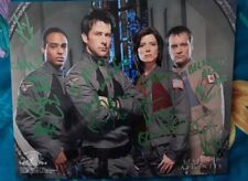 Stargate atlantis autographed for sale  LONDON