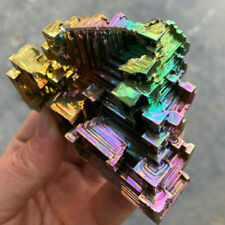70g Natural Gemstone Rainbow Aura Titanium Bismuth Crystal Specimen Reiki Rock for sale  Shipping to Canada