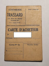 Vieille carte acheteur d'occasion  Veigné