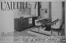 Publicité 1935 atelier d'occasion  Compiègne