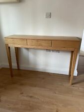solid oak console table for sale  DORKING