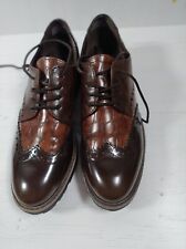 Mens Marco Tozzi Italian Brown Leather Shoes Size 6.5 UK Lace Up for sale  Shipping to South Africa