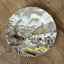 Vintage Plate Quiet Day by W.H. Grindley Staffordshire Decorative Glazed 9”, used for sale  Shipping to South Africa