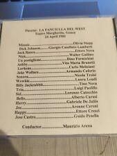 Gravação de ópera ao vivo CD1899 Del West Stapp Nova Gullino Formichini Brunetii 1981 comprar usado  Enviando para Brazil