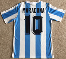 Maglia Maglietta Retrò Calcio Argentina Mexico Messico 1986 #10 Maradona Shirt usato  Italia