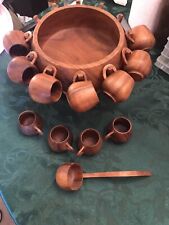 Wooden punch bowl for sale  Columbia