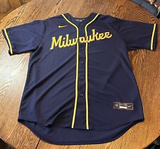 Nike Milwaukee Brewers Jeresy -Grande comprar usado  Enviando para Brazil