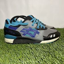 Asics Gel Lyte III gris/acuático/azul/negro HN538 para hombre talla 9,5 EE. UU. súper raro segunda mano  Embacar hacia Mexico