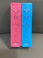 Controle remoto Nintendo OEM Wii azul rosa Motion Plus testado 2 comprar usado  Enviando para Brazil