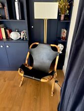 Fauteuil bambou cuir d'occasion  Reims