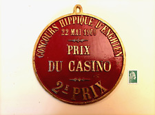 Plaque concours hippique d'occasion  Boulogne-Billancourt