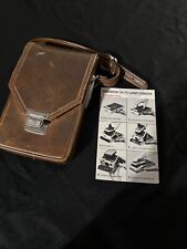 Estojo de couro vintage para câmera Sx-70 Land bolsa de transporte para Polaroid comprar usado  Enviando para Brazil