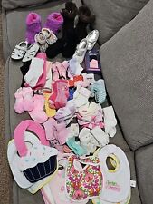 Usado, Lote - Sapatos/Botinhas/ Chinelos/Meias/Meias/Babadores para Bebê/Criança Menina comprar usado  Enviando para Brazil