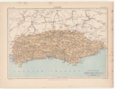 C1895 county map for sale  HORNCASTLE