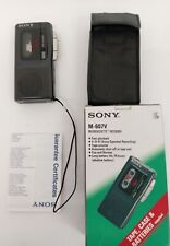 Sony microcassette recorder for sale  RUGBY