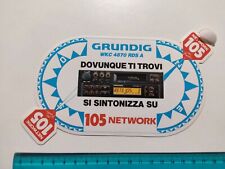 Adesivo radio 105 usato  Italia