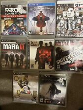 Lote de 8 juegos de PS3, Spider-Man, Mafia 2, Sleeping Dogs, Far Cry, Sniper Elite segunda mano  Embacar hacia Argentina