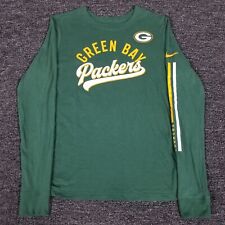Camiseta masculina verde pequena Nike manga longa equipe NFL Spellout Green Bay Packers comprar usado  Enviando para Brazil