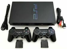 2 CONTROLADORES INALÁMBRICOS Sistema de Juego Sony PS2 Consola de Juegos PLAYSTATION-2 Negro segunda mano  Embacar hacia Argentina