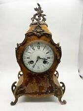 VINTAGE ANTIQUE ROCOCO STYLE MANTLE CLOCK CHIMING, used for sale  Shipping to South Africa
