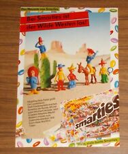 Rare Advertising SMARTIES Wild West Western Socket Figures Cowboys Indians 1986 for sale  Shipping to South Africa