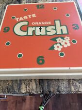 Vintage Taste Orange Crush Soda Wall Clock - Parts for sale  Shipping to South Africa