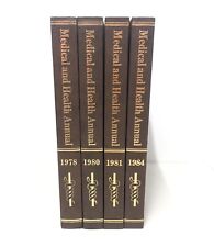 Lot Of 4 Encyclopedia Britannica Medical And Health Annual ‘78 ‘80 ‘81 ‘84 for sale  Shipping to South Africa