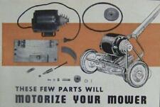 Electric REEL MOWER Convert Motorize 1955 How-To build PLANS QUIET for sale  Shipping to South Africa