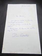 Pierre gaxotte autographe d'occasion  Coulaines
