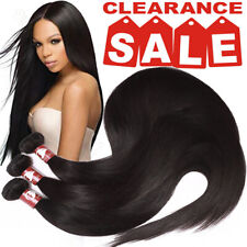 4BUNDLES=400G Brazilian Peruvian Virgin Human Hair Weave Weft Extensions US Soft for sale  Shipping to South Africa