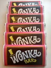 Barra de chocolate Willy Wonka com ingresso dourado (chocolate incluído) (1 barra com pedido) comprar usado  Enviando para Brazil