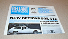 Reliant review october for sale  CROWTHORNE