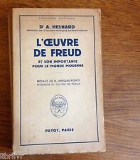 Psychalyse oeuvre freud d'occasion  Saint-Mathieu-de-Tréviers