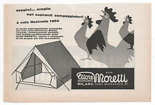 Pubblicità 1954 tenda usato  Fucecchio