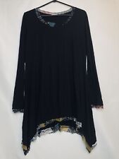 Blusa túnica Chalet et Ceci preta feminina grande aparência Lagen comprar usado  Enviando para Brazil