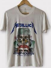 Usado, Camiseta 1987 Metallica Vintage Crash Course Sgr Comprimento 28.0" Pit to pit 22.4" comprar usado  Enviando para Brazil
