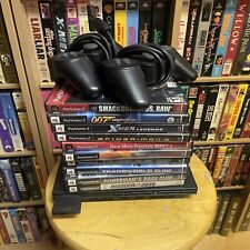 Sony PlayStation 2 Slim Line Version 1 Console - (SCPH-70012)  Plus 10 Games, used for sale  Shipping to South Africa