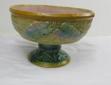 Antique majolica footed for sale  Hamlin