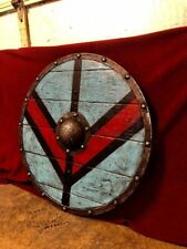 Medievale Warrior Shield Battle-Hardened Shield Viking Rotondo Autentico Shield comprar usado  Enviando para Brazil