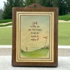 Golf wooden sign for sale  Stokesdale