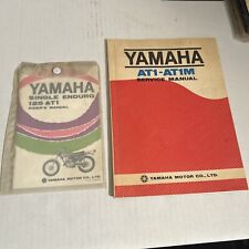 Manual y manual de servicio vintage para conductores Yamaha Single Enduro 125 AT1 y AT1M segunda mano  Embacar hacia Argentina