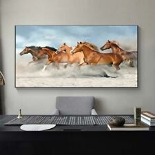 Usado, Cavalo De Corrida Animal Pintura Lona Lona Poster Impressão Canvas Wall Art Foto comprar usado  Enviando para Brazil