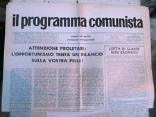 Programma comunista organo usato  Faenza