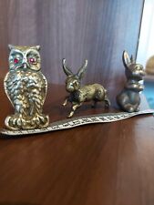 Metal animals small for sale  ACCRINGTON
