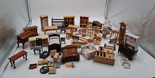 Used, Wooden Dolls House Furniture Mixture Dark Wood And Light T2750 Bulk K for sale  Shipping to South Africa