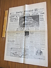 Ww2 daily herald for sale  COLCHESTER