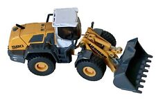 Liebherr 580 2Plus2 Front End Loader Tractor DieCast Toy Yellow White Roof 7” for sale  Shipping to South Africa