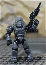 HALO MEGA BLOKS UNSC STEEL GRAY SPARTAN WARRIOR MINI FIGURE 97115 MANTIS for sale  Shipping to South Africa