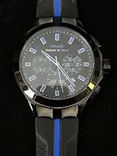 Police Honor In Blue Men’s Watch New Battery for sale  Shipping to South Africa